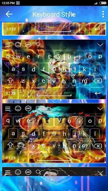 Keyboard tema COC screenshot 2