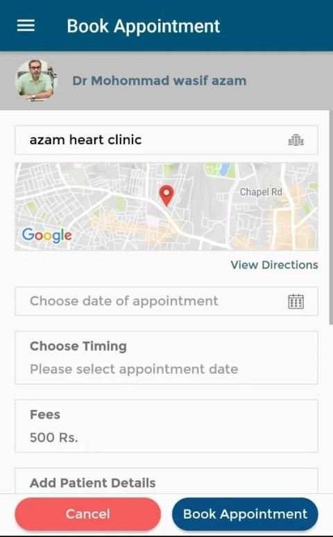 Dr mohammed wasif azam स्क्रीनशॉट 1