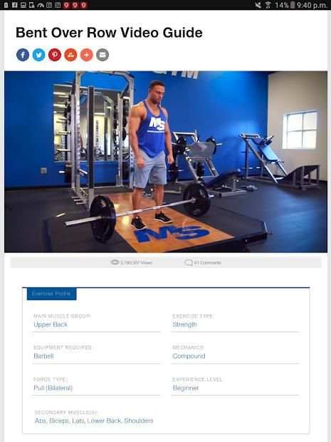 Muscle & Strength (Bodybuilding) screenshot 8