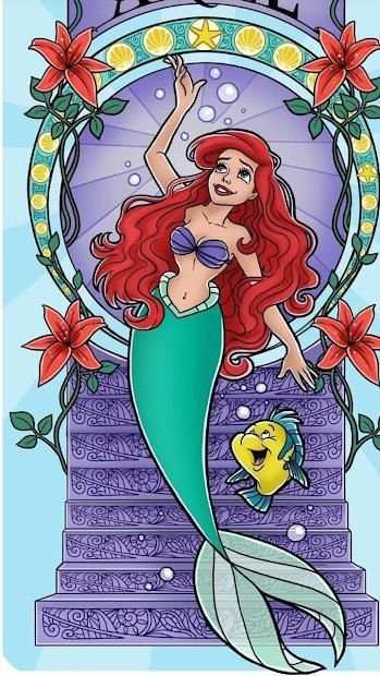 Ariel Putri Duyung Art Wallpaper screenshot 4
