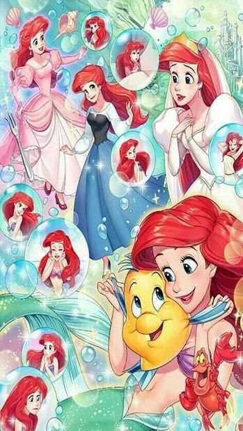 Ariel Putri Duyung Art Wallpaper screenshot 6