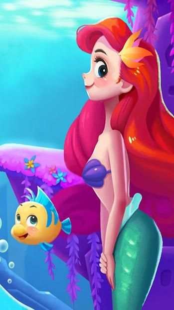 Ariel Putri Duyung Art Wallpaper screenshot 15