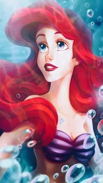 Ariel Putri Duyung Art Wallpaper screenshot 9