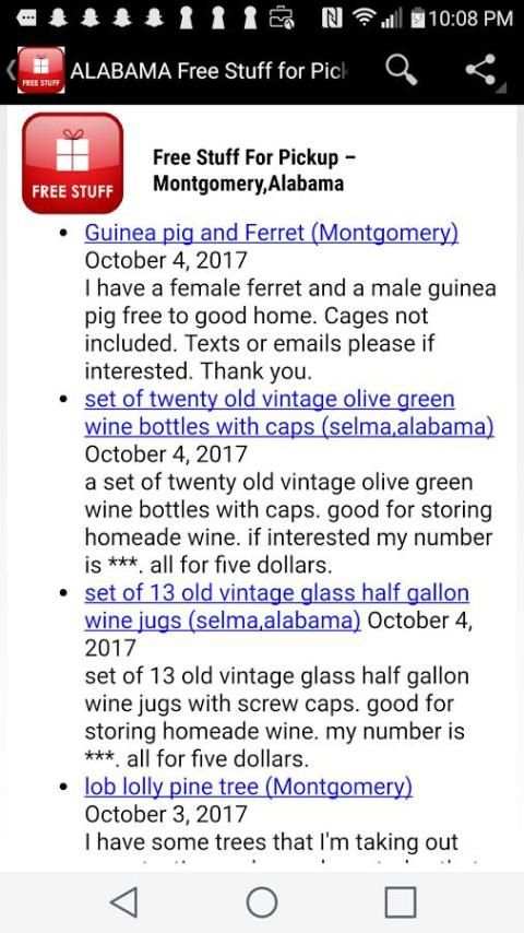 Free Stuff for Pickup Listings - All States USA screenshot 3