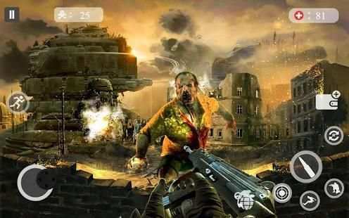 Misi Serangan Mogok Zombie Attack Frontline screenshot 9