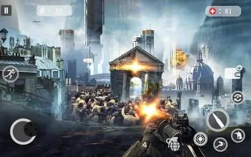 Misi Serangan Mogok Zombie Attack Frontline screenshot 8