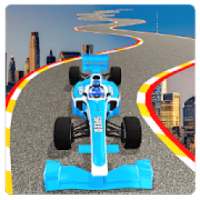 Formula Car Top Speed Racing Stunts on Bendy Ramp