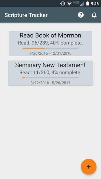 LDS Scripture Tracker screenshot 4