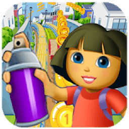 Adventure dora games run icon
