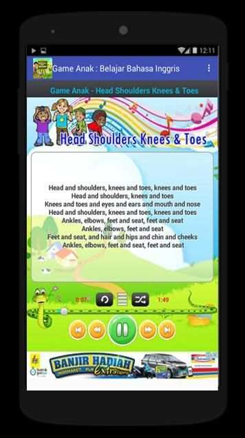 Game Anak : Belajar Bahasa Inggris screenshot 2