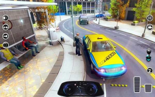 Offroad Taxi Driver 2020:City Taxi Game screenshot 9