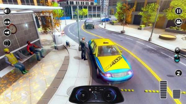 Offroad Taxi Driver 2020:City Taxi Game screenshot 4