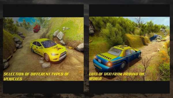 Offroad Taxi Driver 2020:City Taxi Game screenshot 2