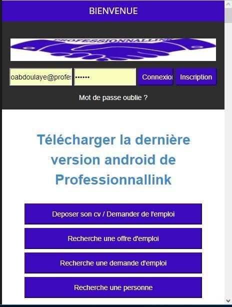 Professionnallink screenshot 3