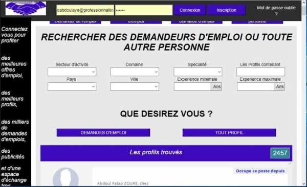 Professionnallink screenshot 1