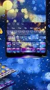 Tema Keyboard Kristal Bercahaya SMS screenshot 1