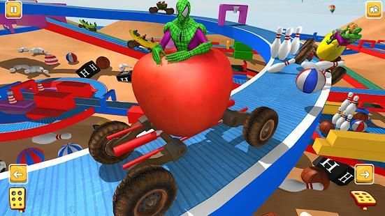 Superhero Apple Car Racing Games Android (Beta) screenshot 8
