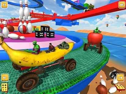 Superhero Apple Car Racing Games Android (Beta) screenshot 2