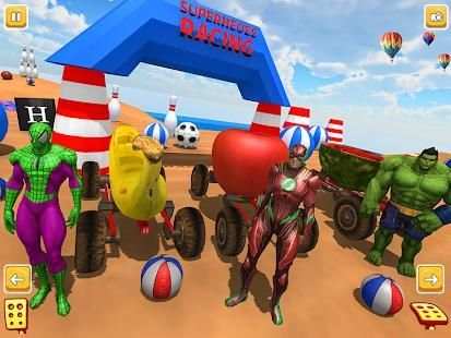 Superhero Apple Car Racing Games Android (Beta) screenshot 3