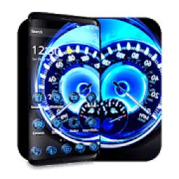 Blue Speedometer Tech Theme 1.1.2