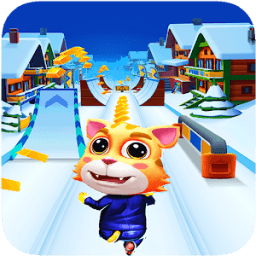 Talking Cat Runner : Subway Games Run आइकन