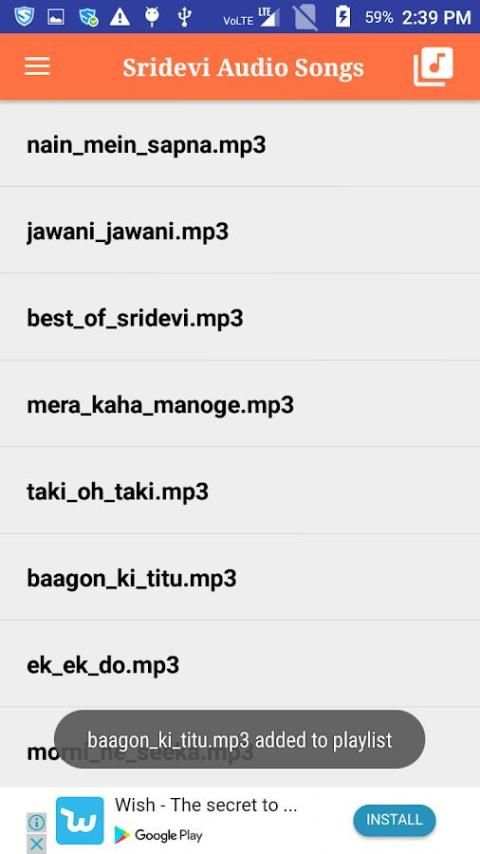 Sridevi Hit Songs - Hindi screenshot 3