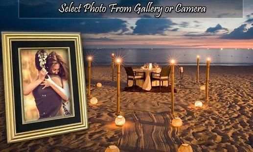 Candle Light Dinner Photo Frames स्क्रीनशॉट 6