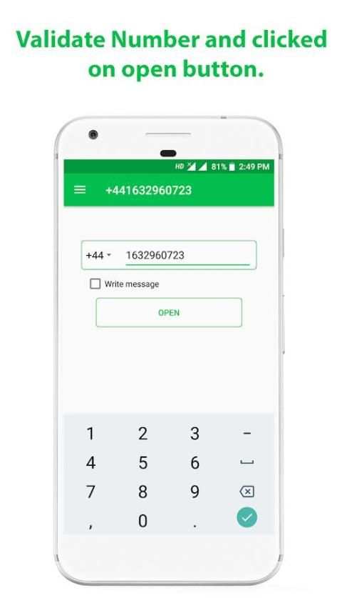Open Chat with Whatsapp screenshot 2