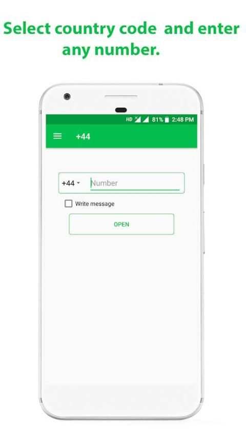Open Chat with Whatsapp screenshot 3
