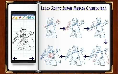 Learn How to Draw Lego Comic Super Heroes screenshot 6