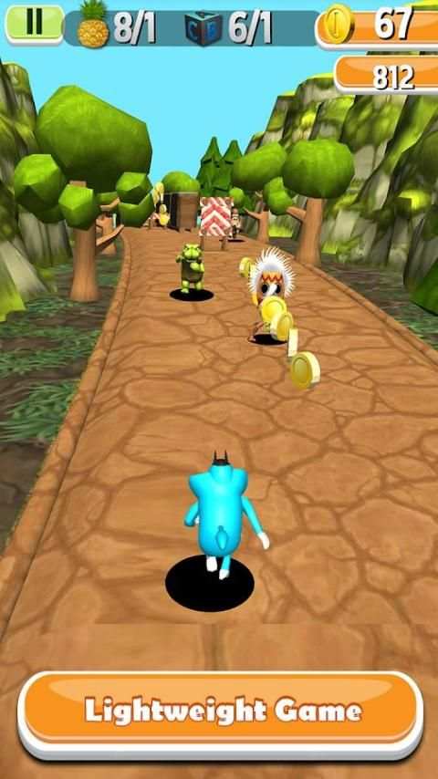 Oggy Temple Run - Endless Runner स्क्रीनशॉट 2