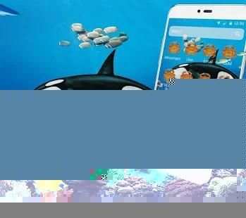 Blue Ocean Whale Theme screenshot 2