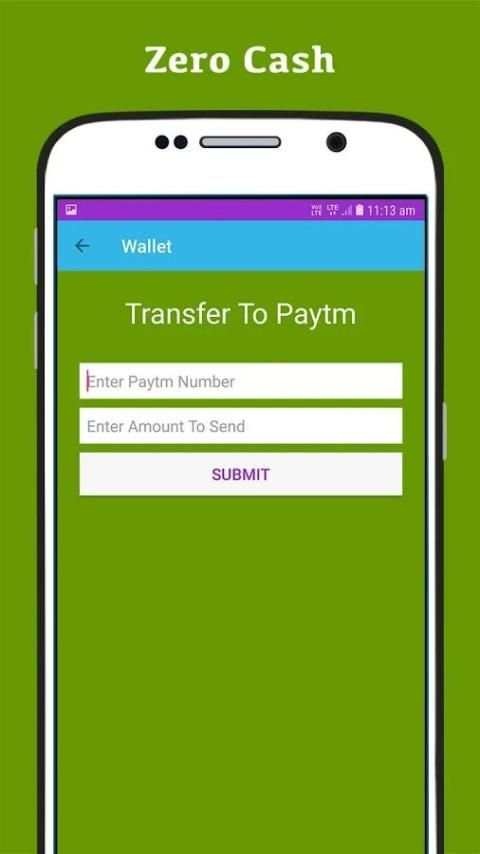 Zero Cash - Earn Paytm Cash स्क्रीनशॉट 1