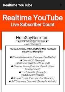 Realtime YouTube screenshot 5