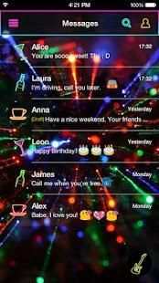 Emoji Keyboard Neon Rainbow screenshot 4