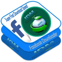 ikon Facebook IDM Manager File Downloader