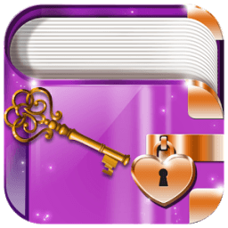 Secret diary with lock आइकन