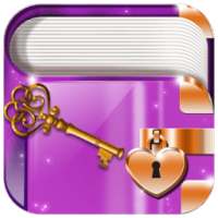 Secret diary with lock