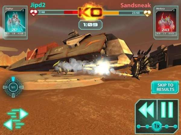 Super Cock Fighter - Robot Battle Arena screenshot 5