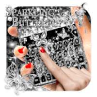 Shiny Sparkly Butterfly Keyboard
