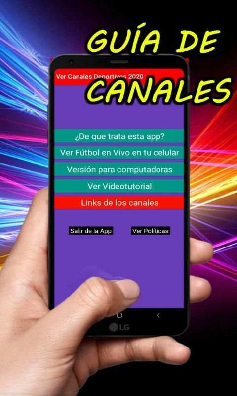 Ver TV Fútbol Canales Deportivos - Guide 2020 screenshot 1