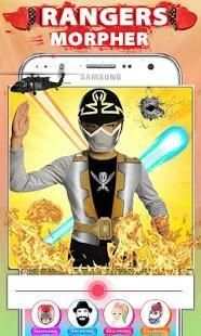Rangers Superhero Face Morpher screenshot 3