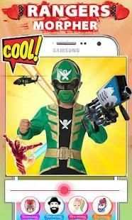Rangers Superhero Face Morpher screenshot 1