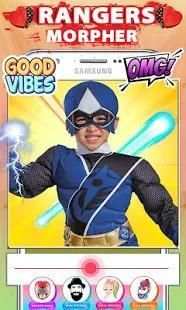 Rangers Superhero Face Morpher screenshot 2