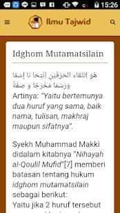 Ilmu Tajwid screenshot 4