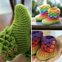 crocheting pattern baby shoes on 9Apps