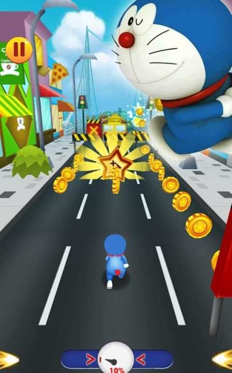 Subway doraemon Run: Free 3D doramon, doremon Game screenshot 1