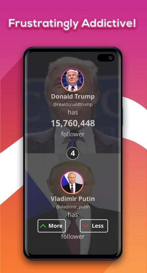 Instagram Higher Lower (Instagram Quiz Game) 3 تصوير الشاشة