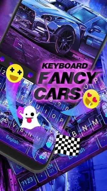 Fancy Cars Keyboard Theme screenshot 1