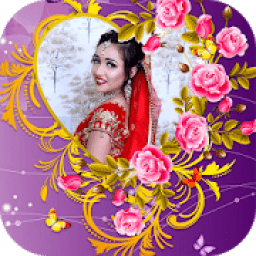 ikon Beautiful Flower Photo Frame Editor Application